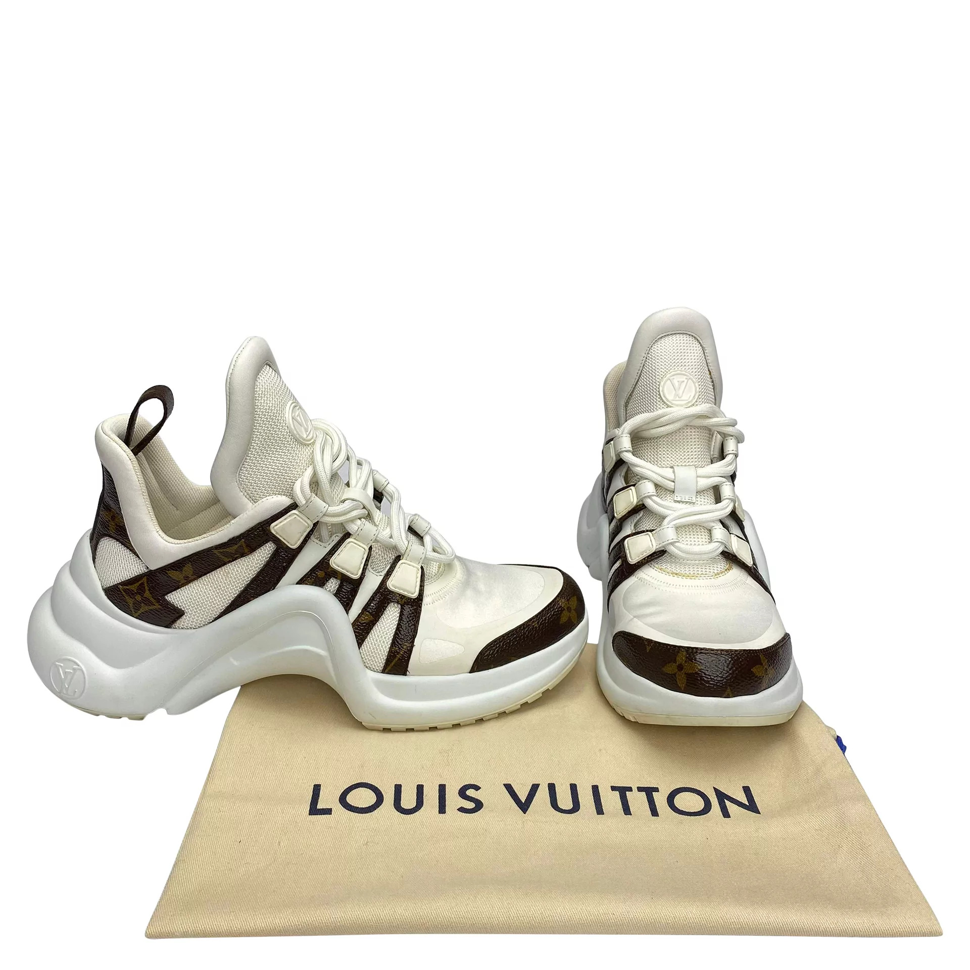 Tênis Louis Vuitton Original Archlight Branco Feminino