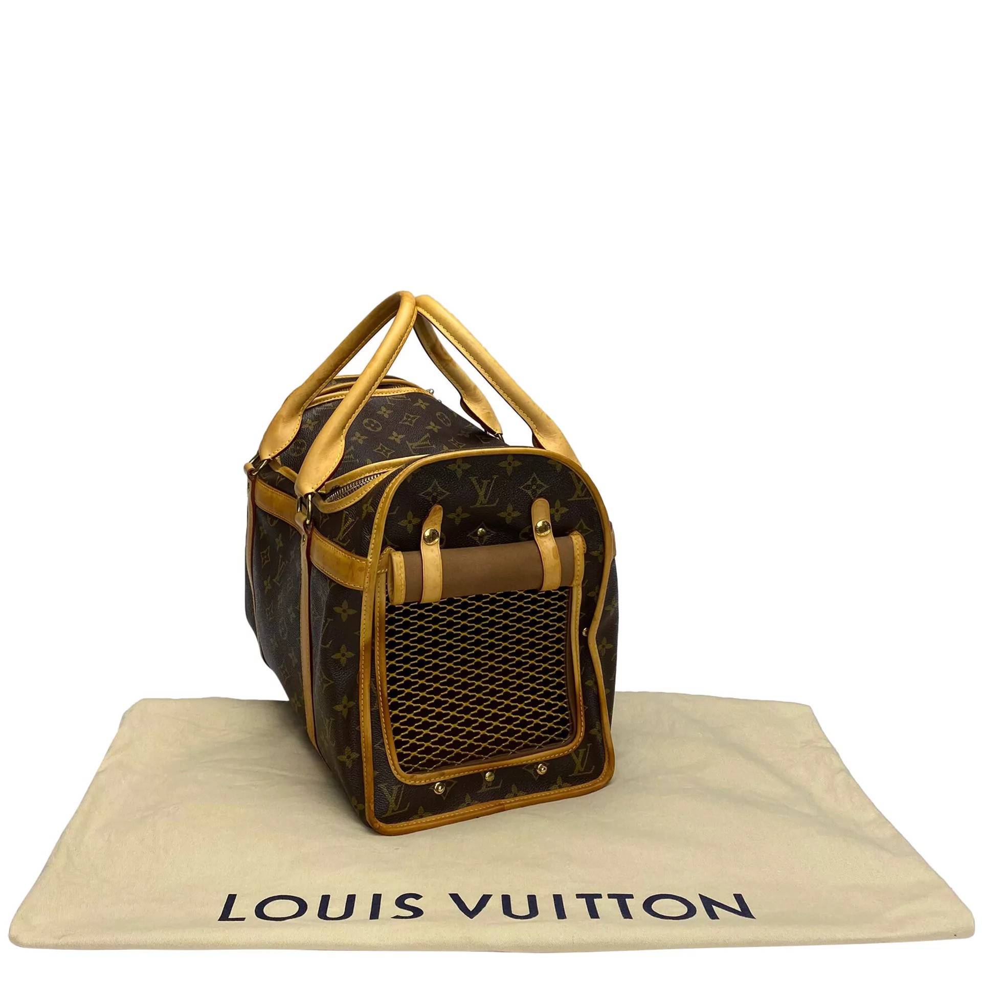 Louis Vuitton Monogram Canvas Sac Chien 50 Dog Carrier  Yoogis Closet